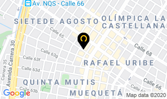 Mapa de Atlas Fc en Bogotá D.C