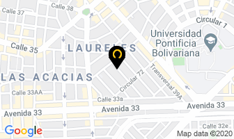 Mapa de Atman Yoga en Medellín