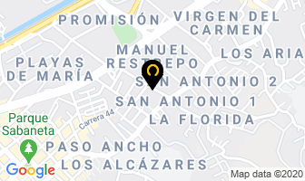 Mapa de Atr Representaciones en Sabaneta