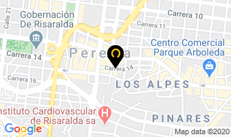 Mapa de Attep Seguros Ltda en Pereira