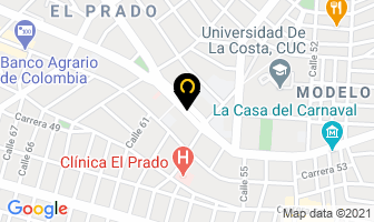 Mapa de Audicaribe S.a. en Barranquilla