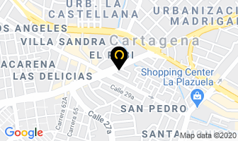 Mapa de Audifarma Ltda. en Cartagena