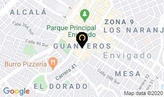 Mapa de Audimuebles en Envigado