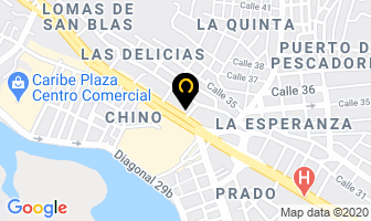 Mapa de Audio Center en Cartagena