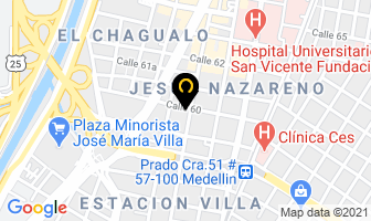 Mapa de Audiocal-karte en Medellín