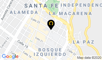 Mapa de Audiocine Comercial Ltda. en Bogotá D.C