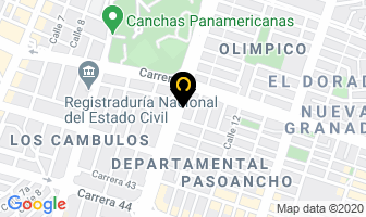 Mapa de Audionet Musical en Cali