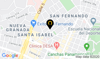 Mapa de Audiovisual Producciones en Cali