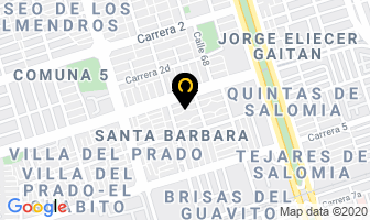 Mapa de Audiovisuales Universal en Cali
