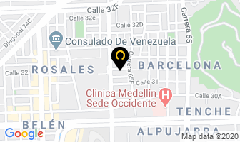 Mapa de Auditorias E Informes S.a.s en Medellín