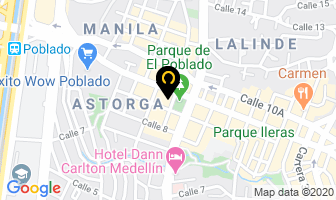 Mapa de Auros Copias S.a. en Medellín