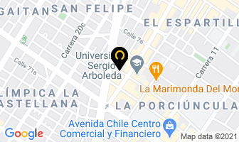 Mapa de Australian Escort Education en Bogotá D.C
