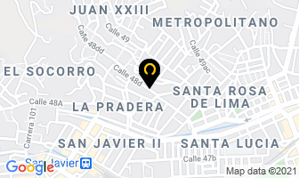 Mapa de Autenticos Mexicanos en Medellín