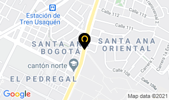 Mapa de Auto Centro Santana Ltda. en Bogotá D.C
