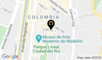 Mapa de Auto Colonial en Medellín