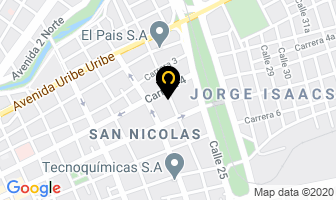 Mapa de Auto Elite en Cali
