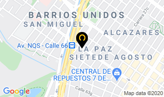 Mapa de Auto Fibras en Bogotá D.C