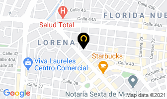 Mapa de Auto Forros Jaguar en Medellín