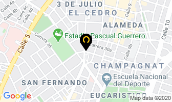 Mapa de Auto Lujos H R en Cali