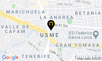 Mapa de Auto Lujos J.m. en Bogotá D.C