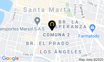 Mapa de Auto Lujos La Quinta en Santa Marta