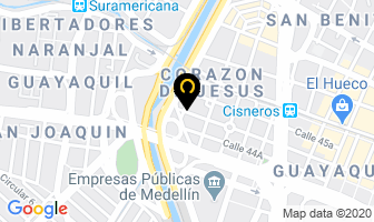 Mapa de Auto Muelles en Medellín