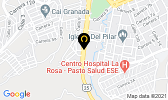 Mapa de Auto Nissan Del Sur en Pasto