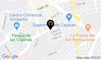 Mapa de Auto Partes en Bucaramanga