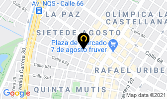 Mapa de Auto Partes La 65 en Bogotá D.C
