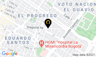 Mapa de Auto Radiador en Bogotá D.C