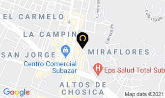 Mapa de Auto Servicio La Hormiga en Bogotá D.C