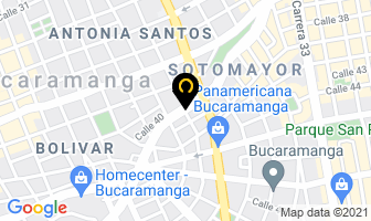 Mapa de Auto Servicio Mazda en Bucaramanga