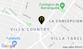 Mapa de Auto Servicios Yezith Ballesteros en Barranquilla
