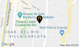 Mapa de Auto Shop S.a.s en Medellín
