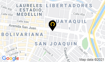 Mapa de Auto Stereo 2001 en Medellín