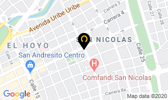 Mapa de Auto Tapizados Caldas en Cali
