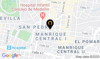 Mapa de Auto Villada en Medellín