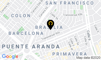 Mapa de Autobus Ltda. en Bogotá D.C