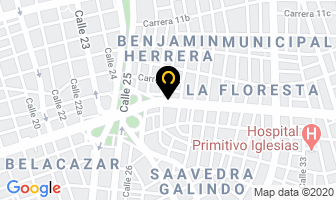 Mapa de Autocamión en Cali