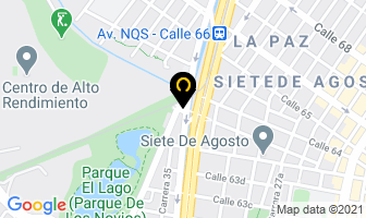 Mapa de Autocars-Mec en Bogotá D.C