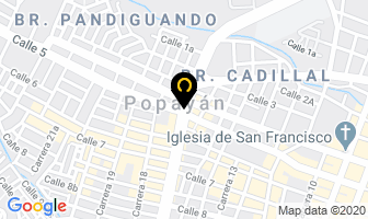 Mapa de Autocentro Mobil El Farol en Popayán