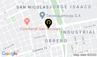 Mapa de Autocolor Ingeniería en Cali