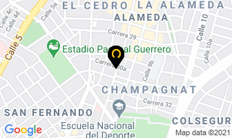Mapa de Autodetailing Estética Integral Automotriz en Cali