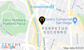 Mapa de Autoglass en Medellín