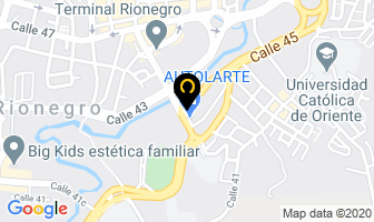 Mapa de Autolarte S.a. en Rionegro