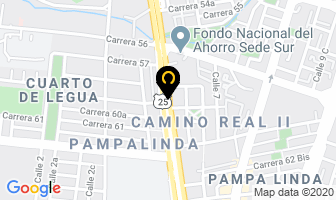 Mapa de Automás Centro De Diagnóstico Automotor en Cali