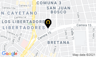 Mapa de Automazda Y Accesorios en Cali