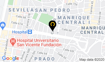 Mapa de Automellos Palacé en Medellín