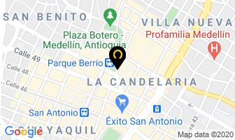 Mapa de Automóviles Itagüís.c.a. en Medellín