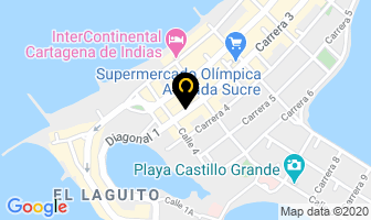 Mapa de Automunich Ltda. en Cartagena